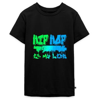 Breakdance Tanzshirt tanzen beat hiphop - Teenager Premium Bio T-Shirt - Schwarz - Vorne - AI Model Teenager Male light (155cm)