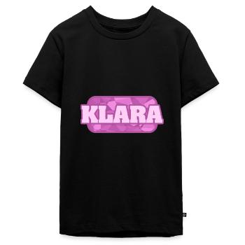 Nature pour Klara Health Bio - T-shirt Premium bio Ado - noir - Devant - AI Model Teenager Male light (155cm)