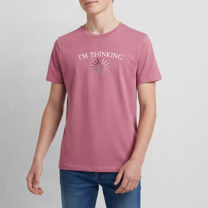 Computerfreak Ich denke lustiger Programmierer Programmierer Teenager Premium Bio T-Shirt