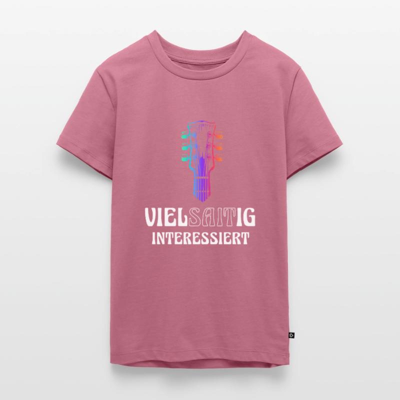 Guitar multi-stringed interested Teenager Premium Organic T-Shirt