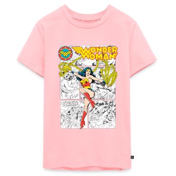 Wonder Woman Comic Cover - Teenager Premium Organic T-Shirt - rose - Front