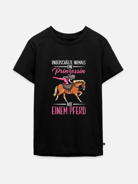 Voltigieren - Teenager Premium Bio T-Shirt - Schwarz