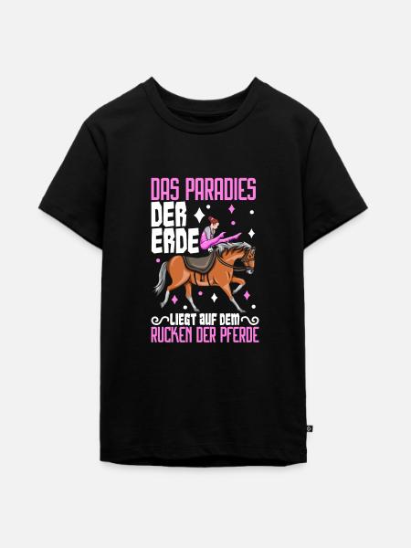 Voltigieren - Teenager Premium Bio T-Shirt - Schwarz