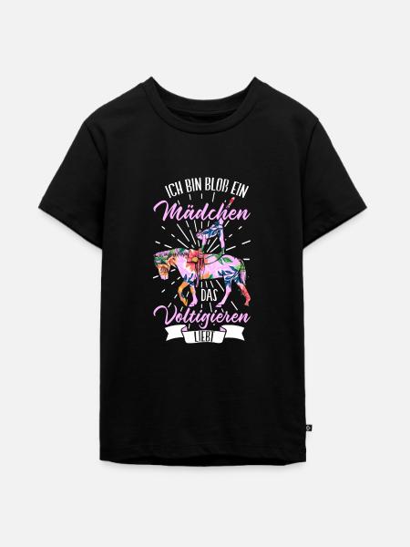 Voltigieren - Teenager Premium Bio T-Shirt - Schwarz