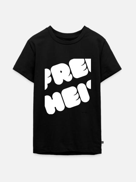 Frei-heit - Teenager Premium Bio T-Shirt - Schwarz