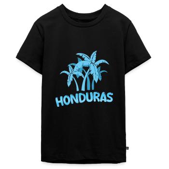 Honduras Honduras - Teenager Premium Bio T-Shirt - Schwarz - Vorne - AI Model Teenager Male light (155cm)