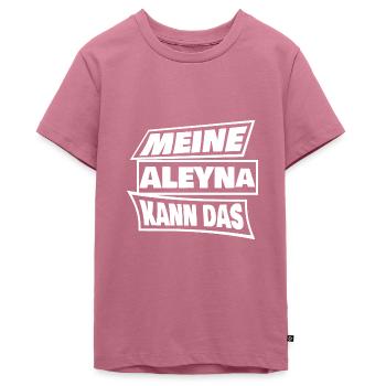 Aleyna - Teenager Premium Organic T-Shirt - mauve - Front - AI Model Teenager Male light (155cm)