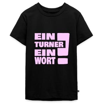 Turnen Turnen - Teenager Premium Bio T-Shirt - Schwarz - Vorne - AI Model Teenager Male light (155cm)