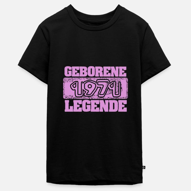 Rétro 1971 - T-shirt Premium bio Ado - noir