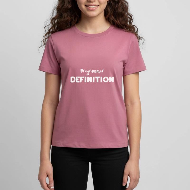 Programmer Definition - Coding Teenager Premium Bio T-Shirt