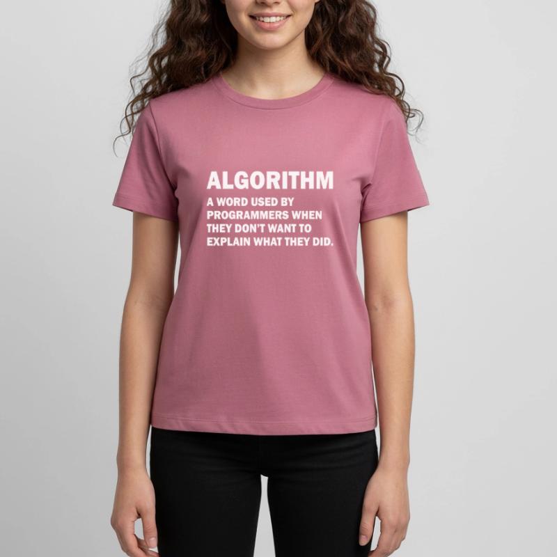 Algorithm Admin Computer Science Nerd Programming Teenager Premium Organic T-Shirt