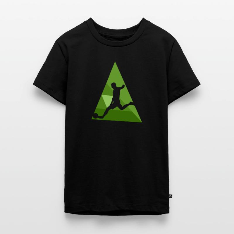 Fussball Kicken Ballsport Teenager Premium Bio T-Shirt