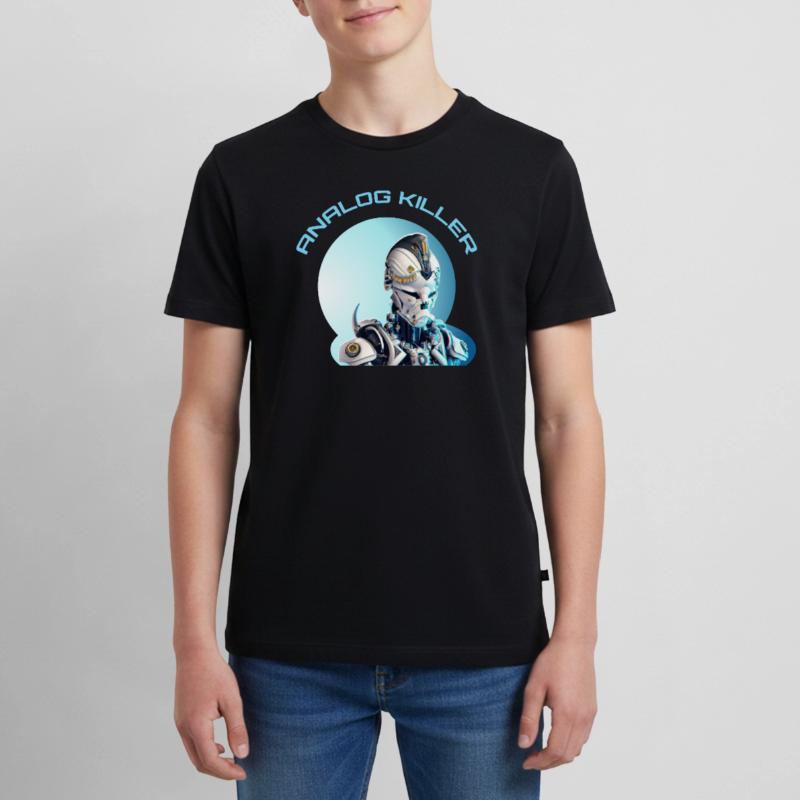 Skeletal Head - ANALOG KILLER Teenager Premium Organic T-Shirt