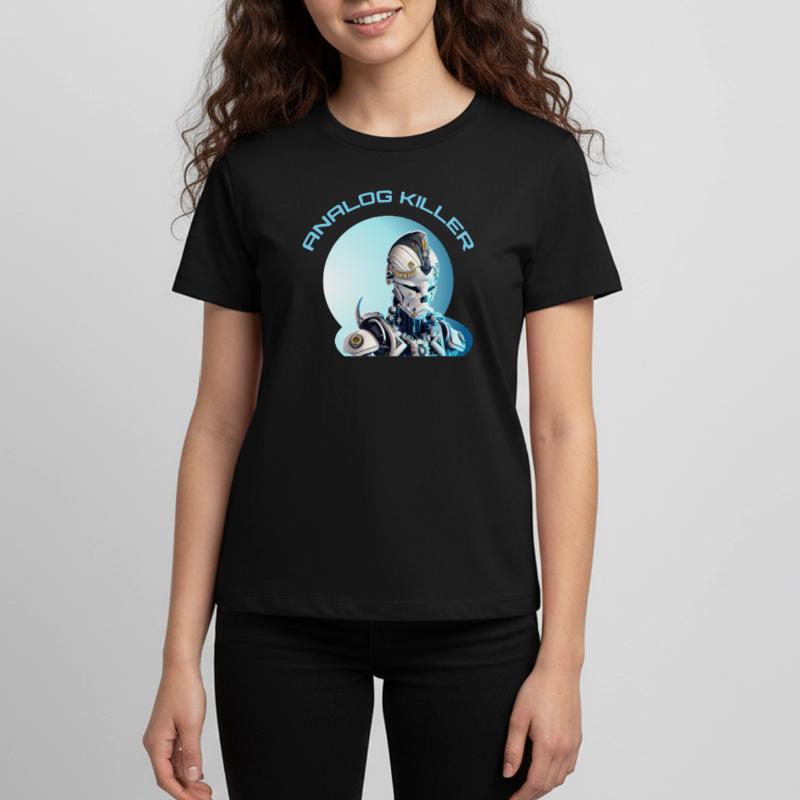 Skelettkopf - ANALOG KILLER Teenager Premium Bio T-Shirt