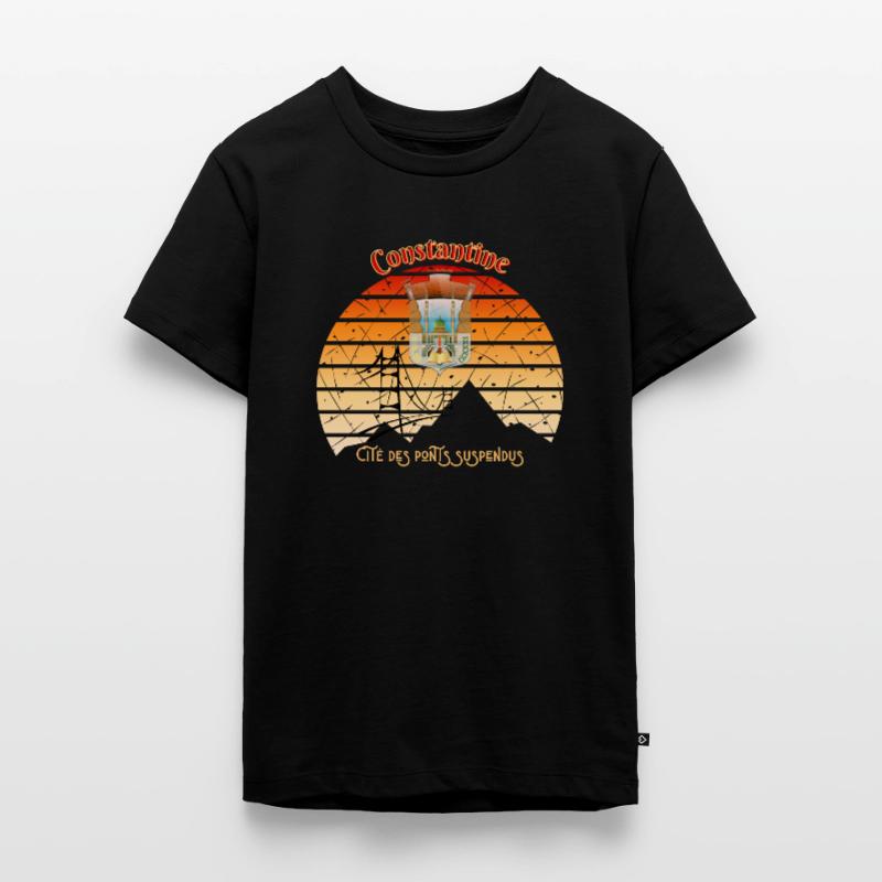 Constantine Cité des ponts suspendus T-shirt Premium bio Ado