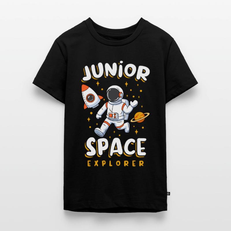 Junior Space Explorer Outer Space Astronaut Teenager Premium Bio T-Shirt