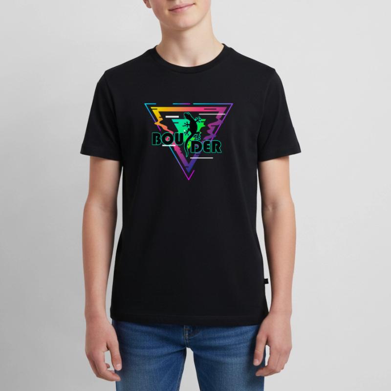 boulder bouldering boulderer boulding Teenager Premium Organic T-Shirt