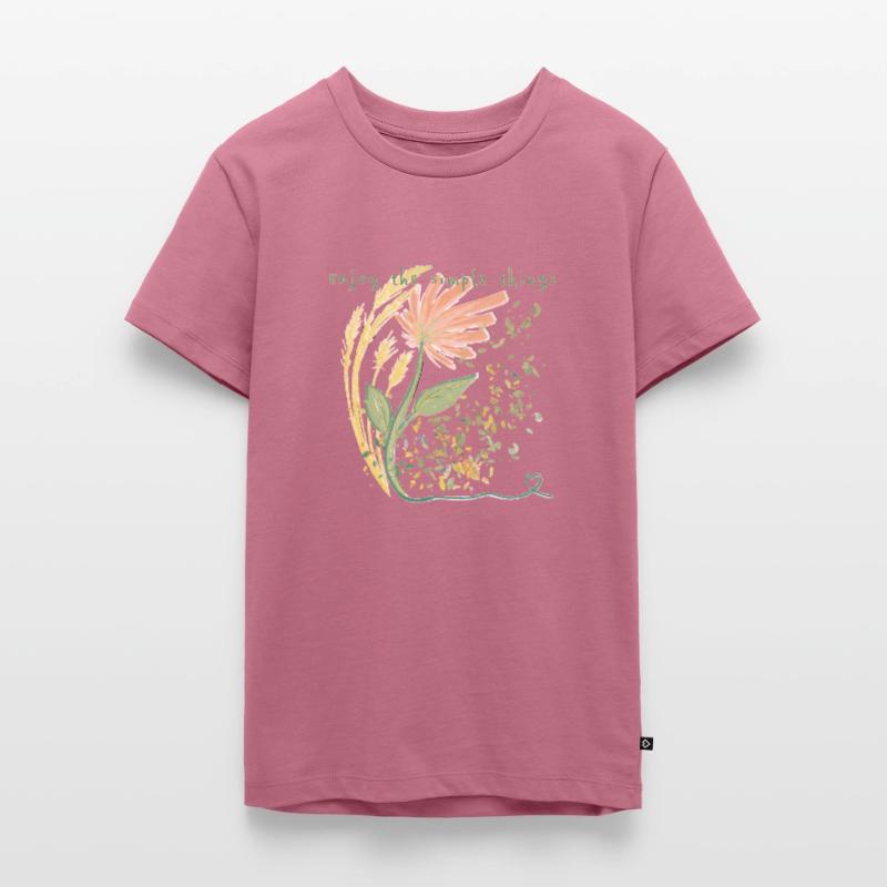 Flower - Minimalistic - Enjoy the simple things Teenager Premium Bio T-Shirt