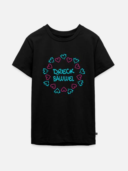 Dreckbäwwel - Teenager Premium Bio T-Shirt - Schwarz