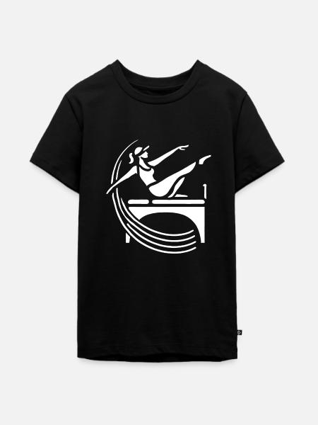 Pilates Balance - Teenager Premium Bio T-Shirt - Schwarz