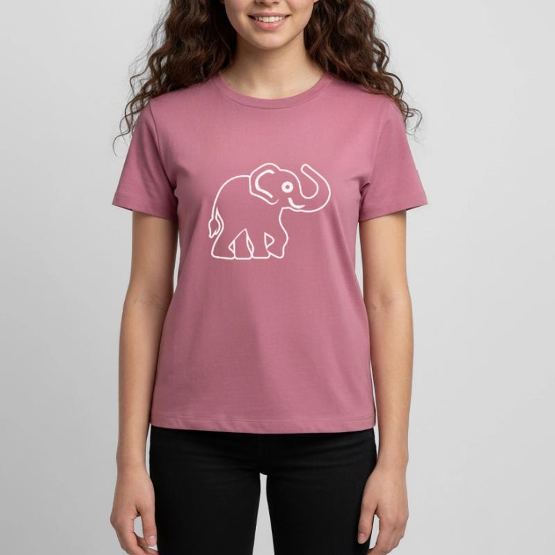 Elefant Elefanten Teenager Premium Bio T-Shirt