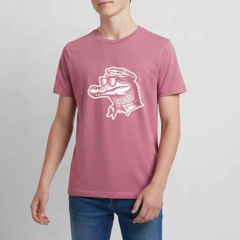 Crocodile Alligator T-shirt Premium bio Ado