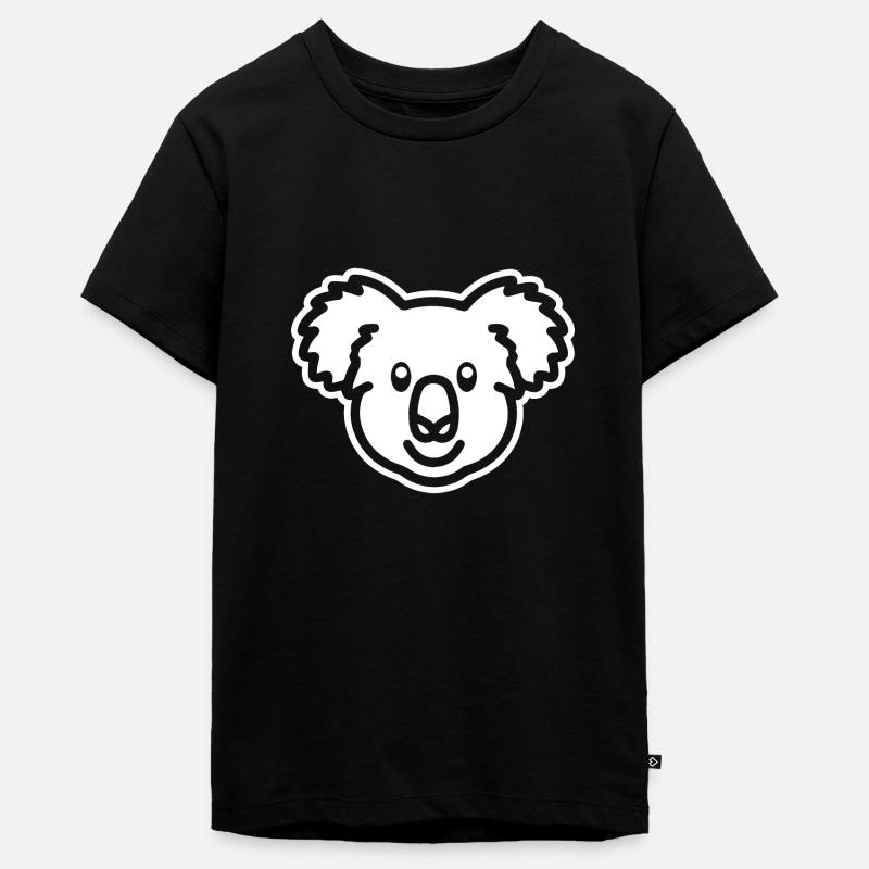 Koala - Teenager Premium Organic T-Shirt - black