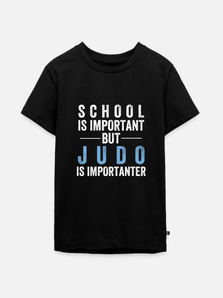 Judo - Teenager Premium Bio T-Shirt - Schwarz