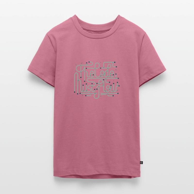 Le code du développeur du codeur de programmation doit circuler T-shirt Premium bio Ado