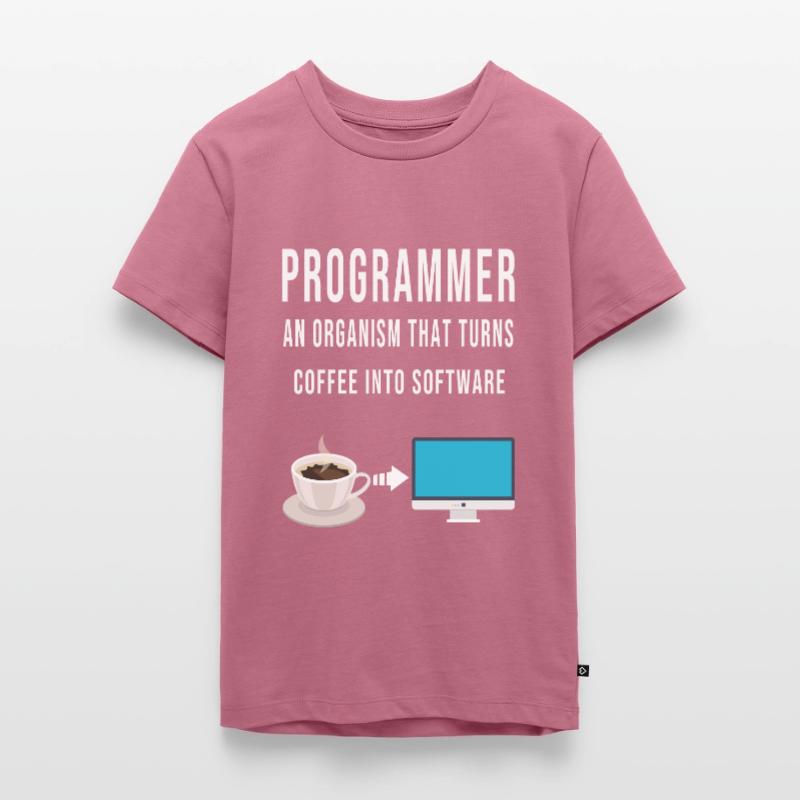 Programmer Code Computer Software Developer Teenager Premium Organic T-Shirt