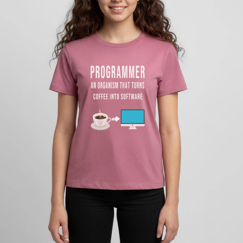 Programmer Code Computer Software Developer Teenager Premium Organic T-Shirt