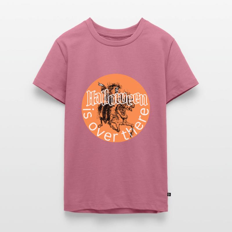 Halloween Is Over There Teenager Premium Organic T-Shirt