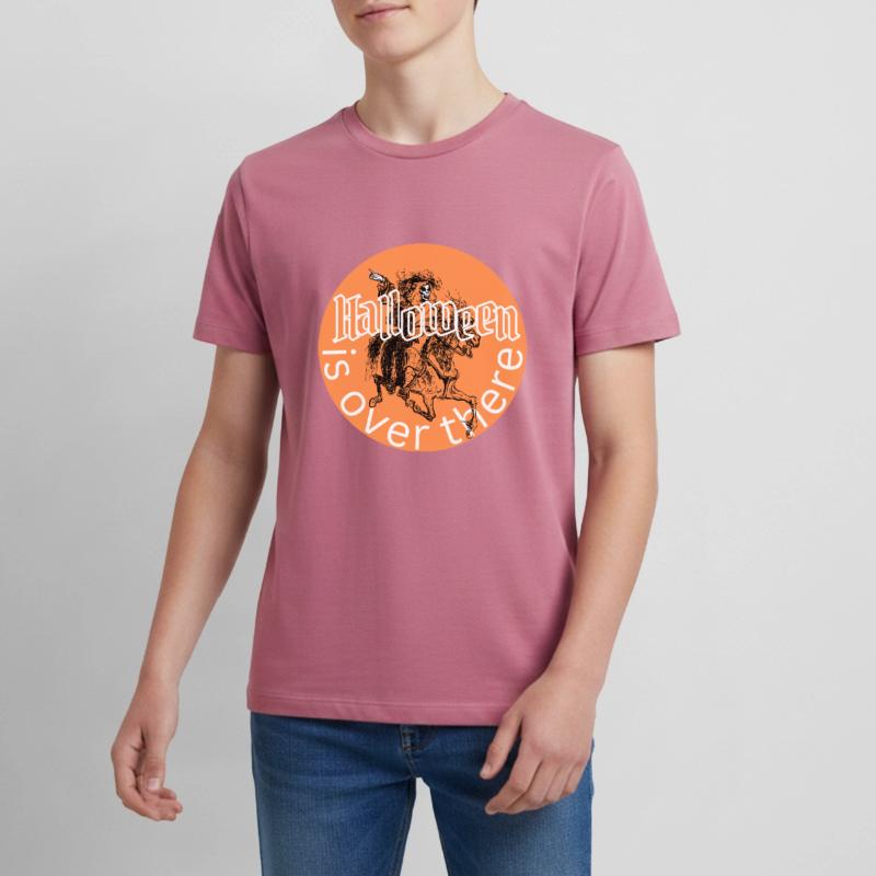 Halloween Is Over There Teenager Premium Organic T-Shirt
