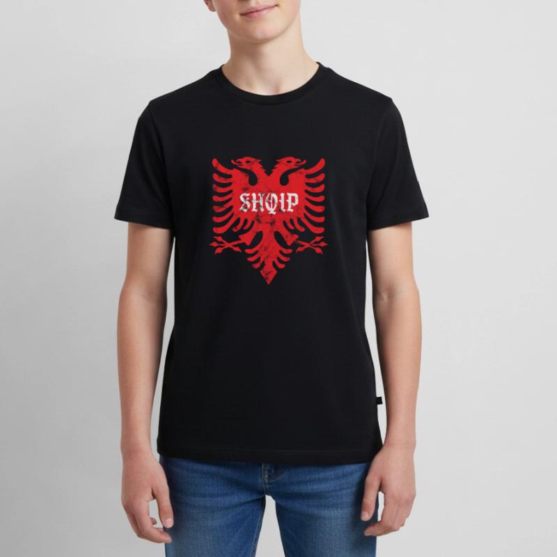 Shqip Albanie T-shirt Premium bio Ado