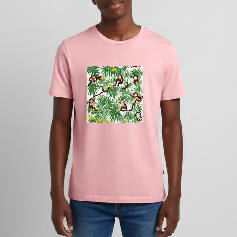 Singe dans la forêt tropicale humide T-shirt Premium bio Ado