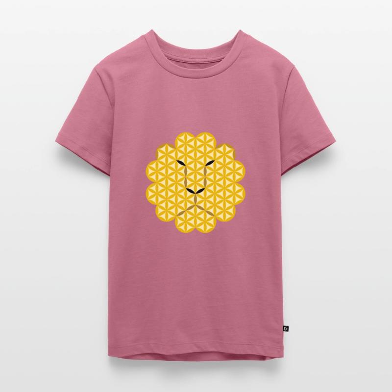 Löwe des Lebens - Alpha Teenager Premium Bio T-Shirt