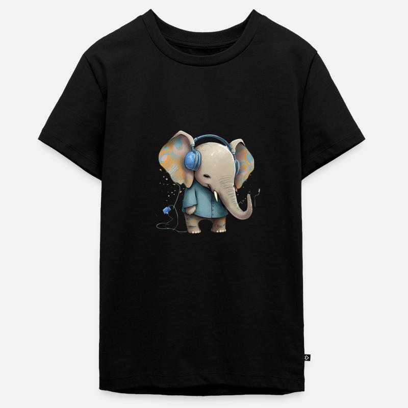 Coolphant - T-shirt Premium bio Ado - noir
