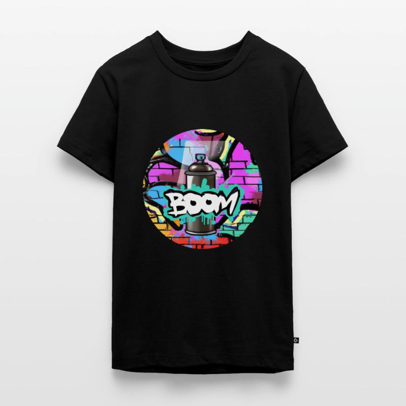 Bombe aérosol Grafitti Boom T-shirt Premium bio Ado