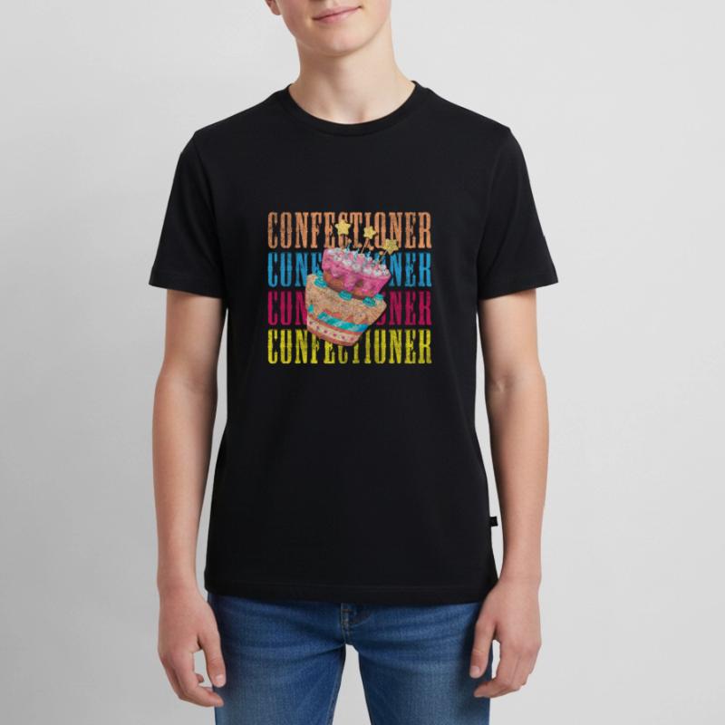 Kuchen Geschmack Meisterkonditor Teenager Premium Bio T-Shirt