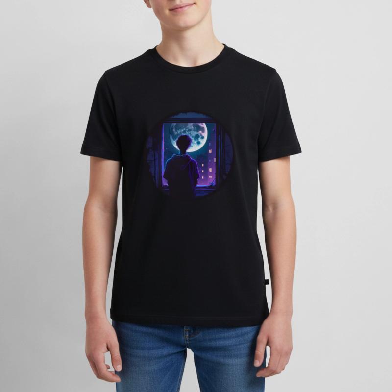Moon Boy Teenager Premium Organic T-Shirt