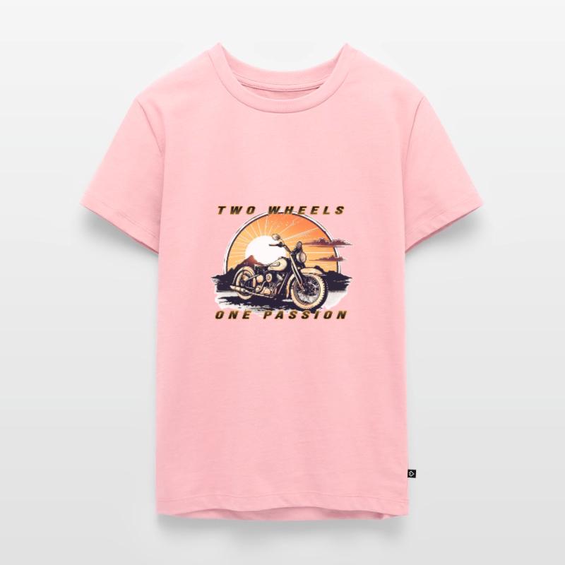 Deux roues, une passion T-shirt Premium bio Ado