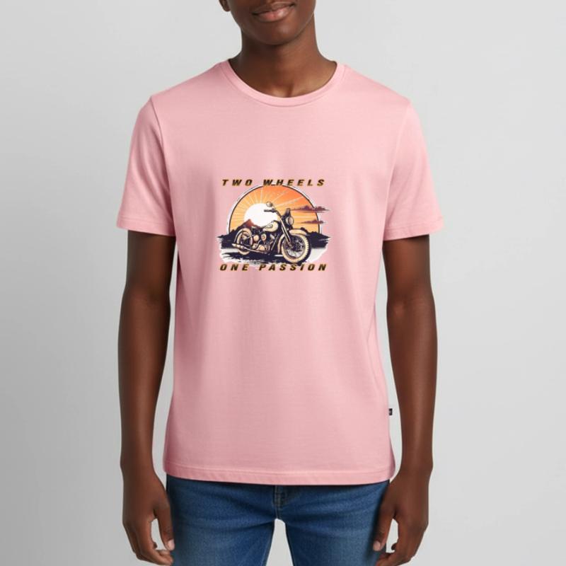 Deux roues, une passion T-shirt Premium bio Ado