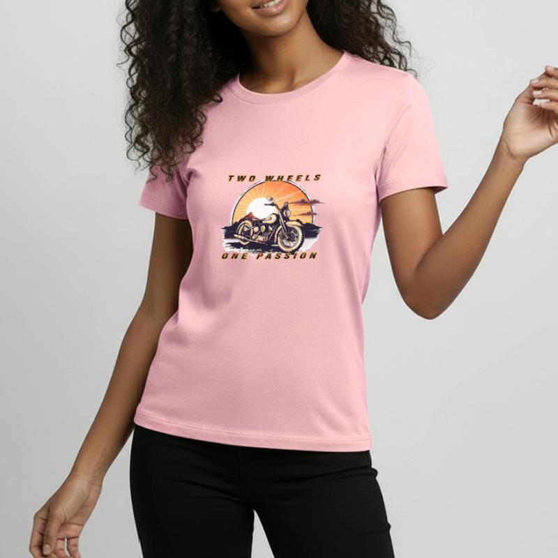 Deux roues, une passion T-shirt Premium bio Ado
