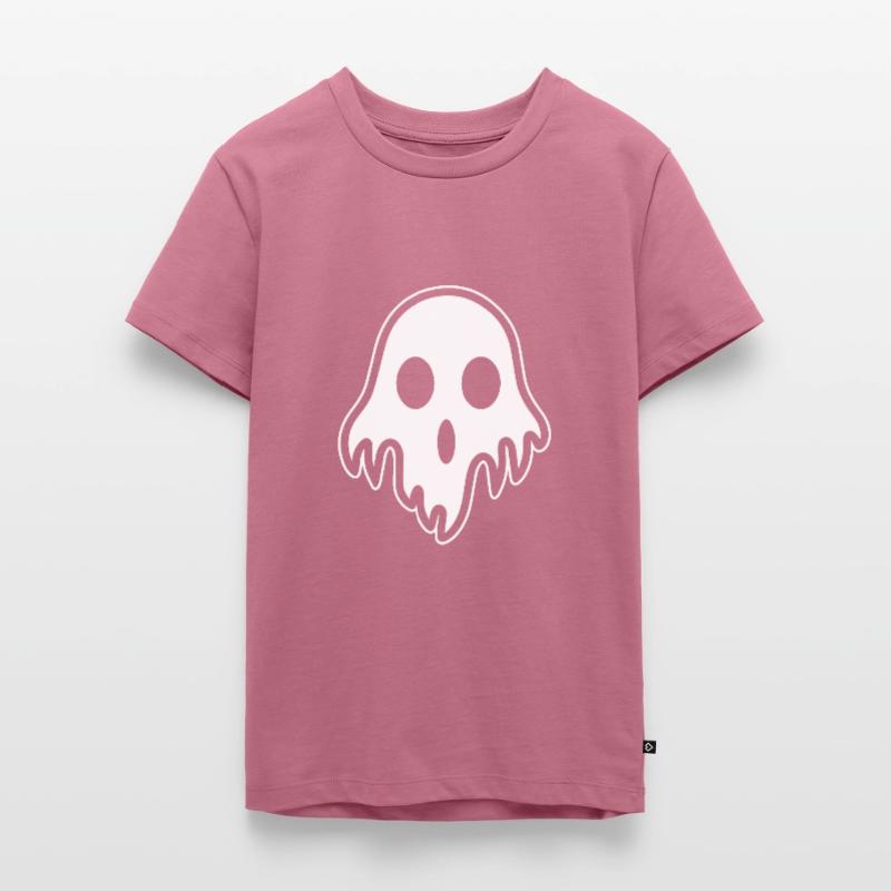 Ghost Ghosts Witching Hour Halloween Teenager Premium Organic T-Shirt