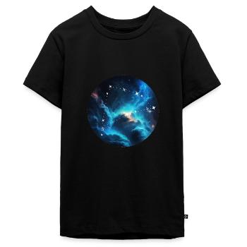 Steinbock - Teenager Premium Bio T-Shirt - Schwarz - Vorne - AI Model Teenager Male light (155cm)