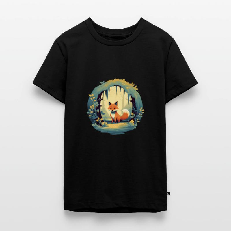 Fairy-tale forest fox Teenager Premium Organic T-Shirt