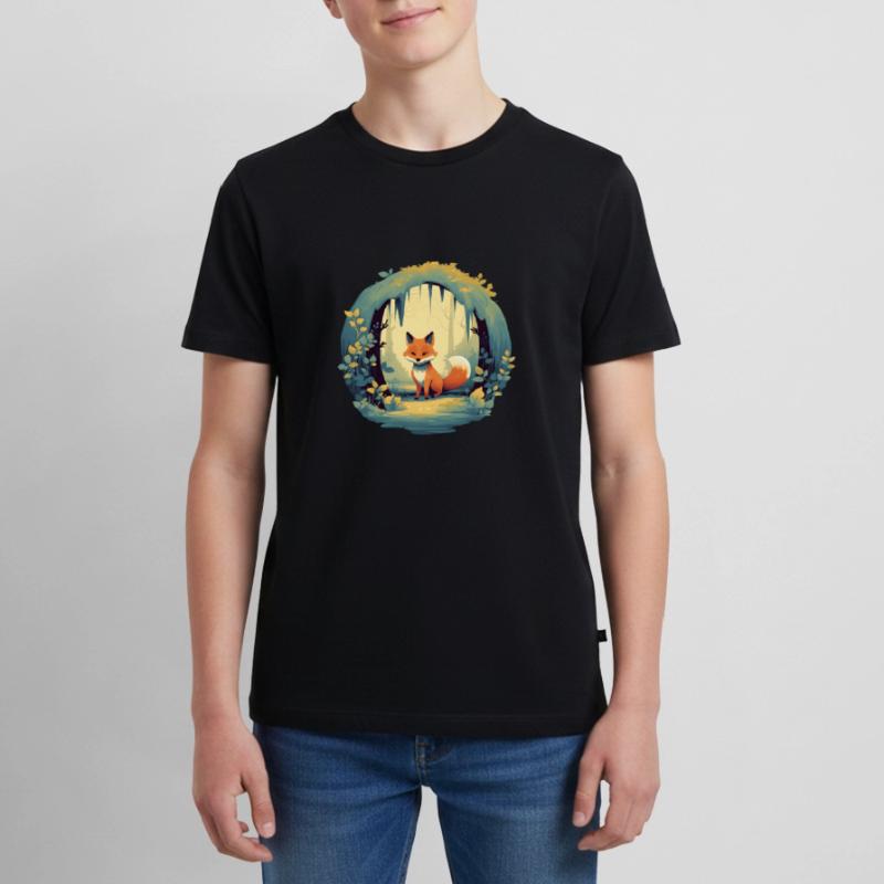 Fairy-tale forest fox Teenager Premium Organic T-Shirt