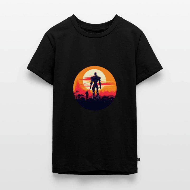 Sonnenuntergangs-Verbündete Teenager Premium Bio T-Shirt