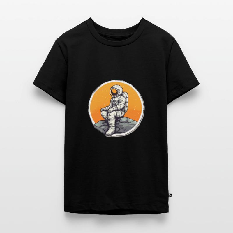 Lunar Astronaut Teenager Premium Organic T-Shirt