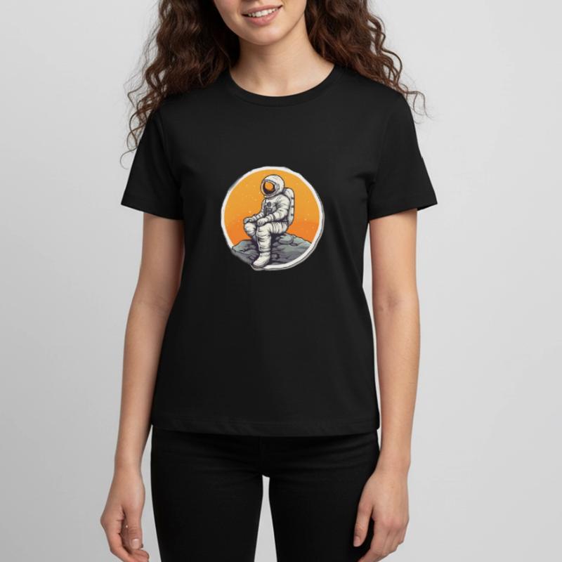 Lunar Astronaut Teenager Premium Organic T-Shirt
